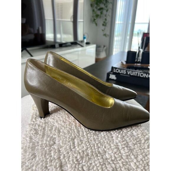 ESCADA Womens 70's Vintage Slip On Block Heel Size 8 - Picture 3 of 10